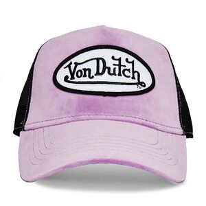 Von Dutch Lavender and Black Mesh Cap